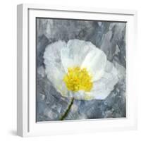 Poppy Blues 1-Ann Bailey-Framed Art Print