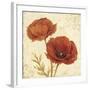 Poppy Bouquet I-Daphné B-Framed Art Print