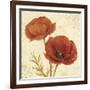 Poppy Bouquet I-Daphné B-Framed Art Print