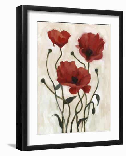 Poppy Bouquet I-Emma Scarvey-Framed Art Print