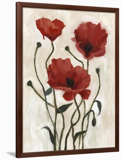 Poppy Bouquet I-Emma Scarvey-Framed Art Print