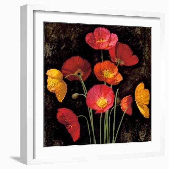 Poppy Bouquet I-John Seba-Framed Art Print