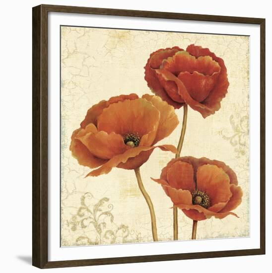 Poppy Bouquet II-Daphne Brissonnet-Framed Giclee Print