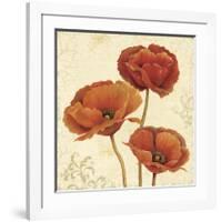 Poppy Bouquet II-Daphne Brissonnet-Framed Giclee Print