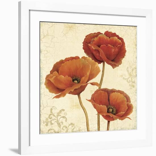 Poppy Bouquet II-Daphne Brissonnet-Framed Giclee Print