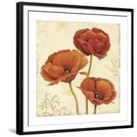 Poppy Bouquet II-Daphne Brissonnet-Framed Giclee Print