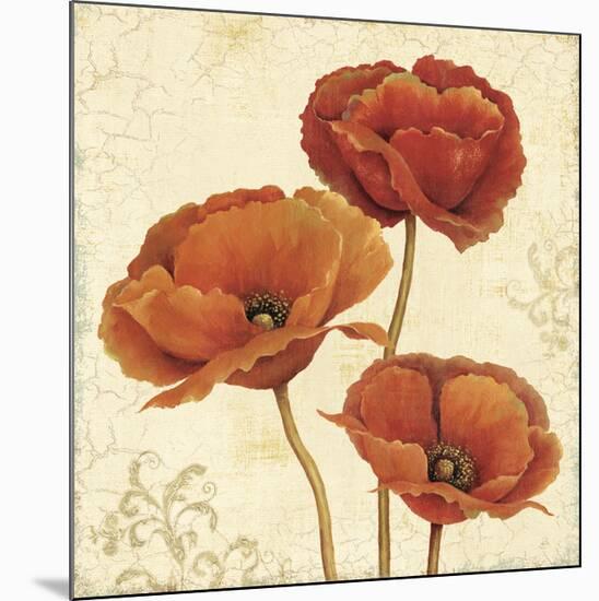 Poppy Bouquet II-Daphne Brissonnet-Mounted Giclee Print