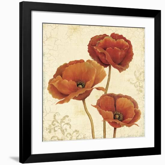 Poppy Bouquet II-Daphne Brissonnet-Framed Giclee Print