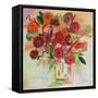 Poppy Burst-Farida Zaman-Framed Stretched Canvas