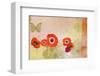 Poppy dance-Claire Westwood-Framed Art Print