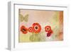 Poppy dance-Claire Westwood-Framed Art Print