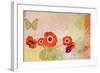 Poppy dance-Claire Westwood-Framed Art Print