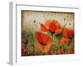 Poppy Daze-Farrell Douglass-Framed Giclee Print