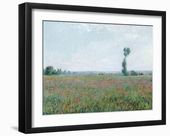 Poppy Field, 1881-Claude Monet-Framed Premium Giclee Print