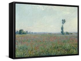 Poppy Field, 1881-Claude Monet-Framed Stretched Canvas