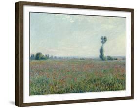 Poppy Field, 1881-Claude Monet-Framed Giclee Print