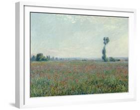 Poppy Field, 1881-Claude Monet-Framed Giclee Print