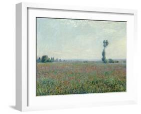 Poppy Field, 1881-Claude Monet-Framed Giclee Print