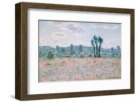 Poppy Field, 1890-Claude Monet-Framed Art Print