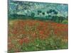 Poppy Field, 1890-Vincent van Gogh-Mounted Giclee Print