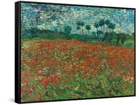 Poppy Field, 1890-Vincent van Gogh-Framed Stretched Canvas
