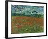 Poppy field. 1890-Vincent van Gogh-Framed Giclee Print