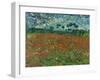 Poppy field. 1890-Vincent van Gogh-Framed Giclee Print