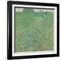 Poppy field, 1907-Gustav Klimt-Framed Giclee Print