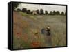 Poppy Field at Argenteuil, c.1873-Claude Monet-Framed Stretched Canvas