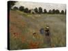 Poppy Field at Argenteuil, c.1873-Claude Monet-Stretched Canvas