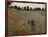 Poppy Field at Argenteuil, c.1873-Claude Monet-Framed Giclee Print