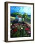 Poppy Field Cottage-Cherie Roe Dirksen-Framed Giclee Print