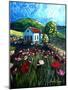 Poppy Field Cottage-Cherie Roe Dirksen-Mounted Giclee Print