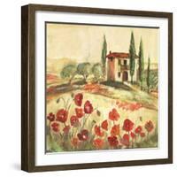 Poppy Field I-Gregory Gorham-Framed Art Print