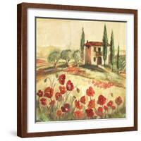 Poppy Field I-Gregory Gorham-Framed Art Print