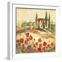 Poppy Field I-Gregory Gorham-Framed Art Print