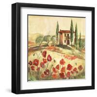 Poppy Field I-Gregory Gorham-Framed Art Print