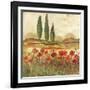 Poppy Field II-Gregory Gorham-Framed Art Print