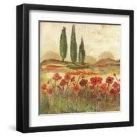 Poppy Field II-Gregory Gorham-Framed Art Print