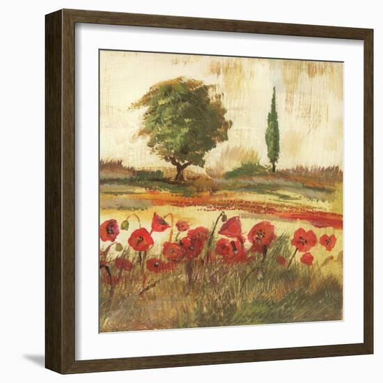 Poppy Field III-Gregory Gorham-Framed Art Print