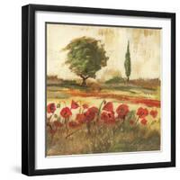 Poppy Field III-Gregory Gorham-Framed Art Print