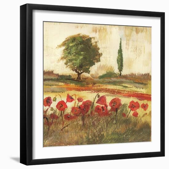 Poppy Field III-Gregory Gorham-Framed Art Print