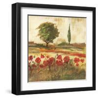 Poppy Field III-Gregory Gorham-Framed Art Print