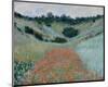 Poppy Field in a Hollow Near Giverny, 1885-Claude Monet-Mounted Art Print
