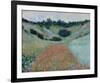 Poppy Field in a Hollow Near Giverny, 1885-Claude Monet-Framed Art Print