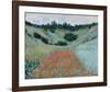 Poppy Field in a Hollow Near Giverny, 1885-Claude Monet-Framed Premium Giclee Print