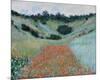 Poppy Field in a Hollow Near Giverny, 1885-Claude Monet-Mounted Premium Giclee Print