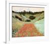 Poppy Field In A Hollow-Claude Monet-Framed Art Print