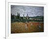 Poppy Field Near Vetheuil-Claude Monet-Framed Giclee Print