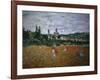 Poppy Field Near Vetheuil-Claude Monet-Framed Giclee Print